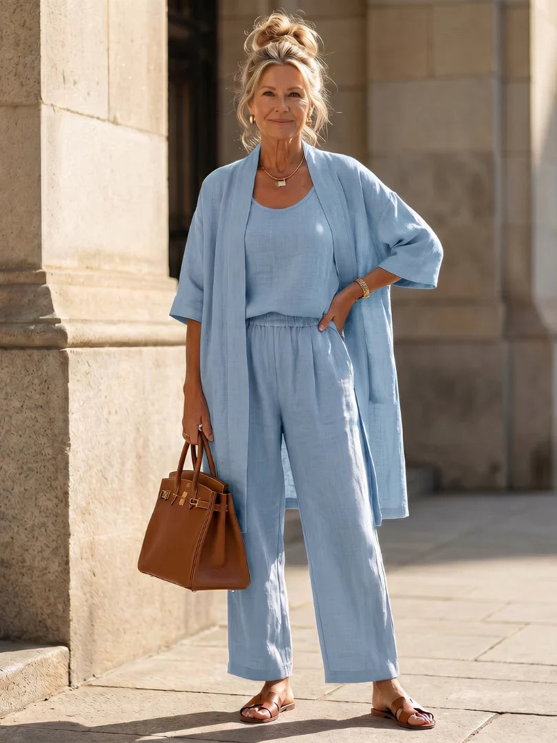 Linnea - Lightweight Linen Set
