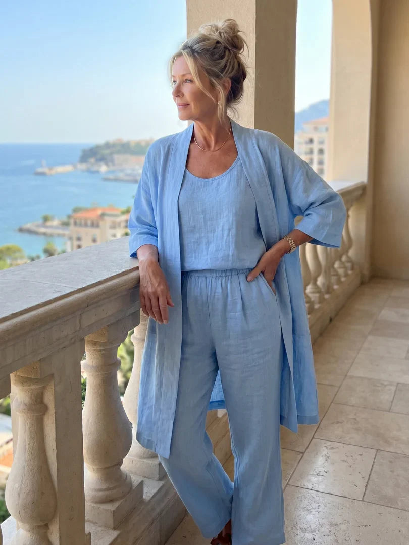 Linnea - Lightweight Linen Set