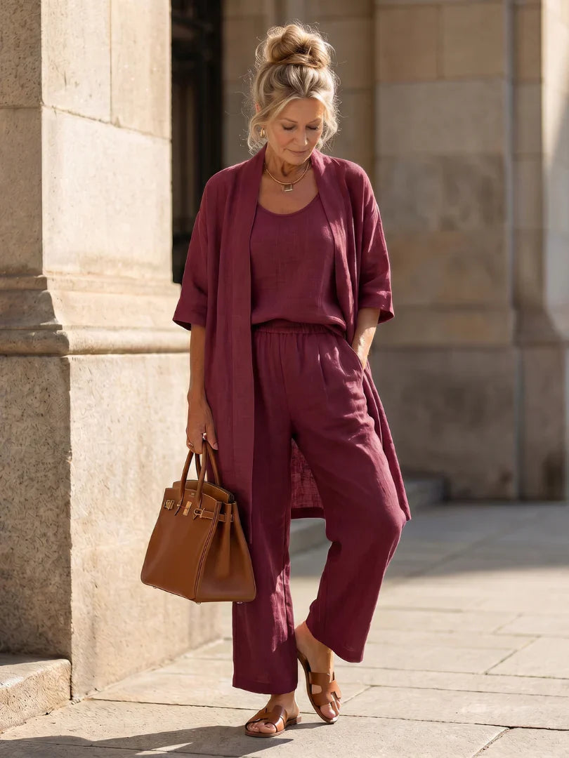 Linnea - Lightweight Linen Set