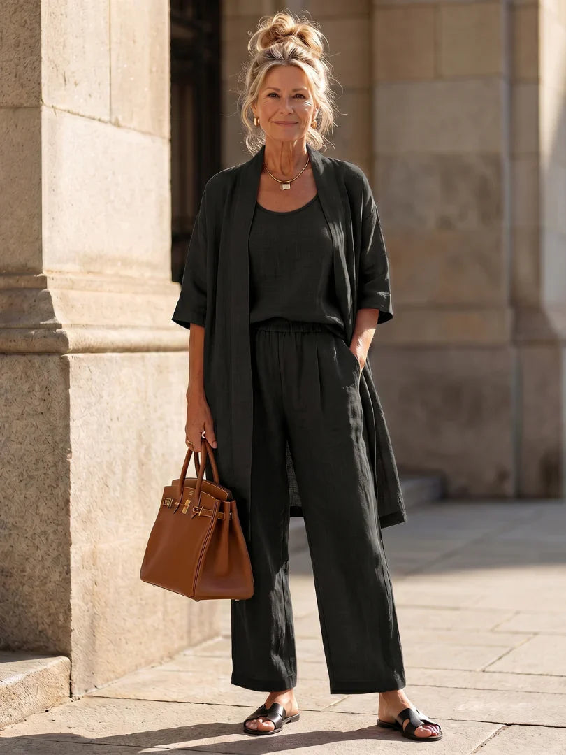 Linnea - Lightweight Linen Set