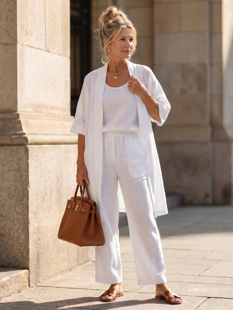 Linnea - Lightweight Linen Set