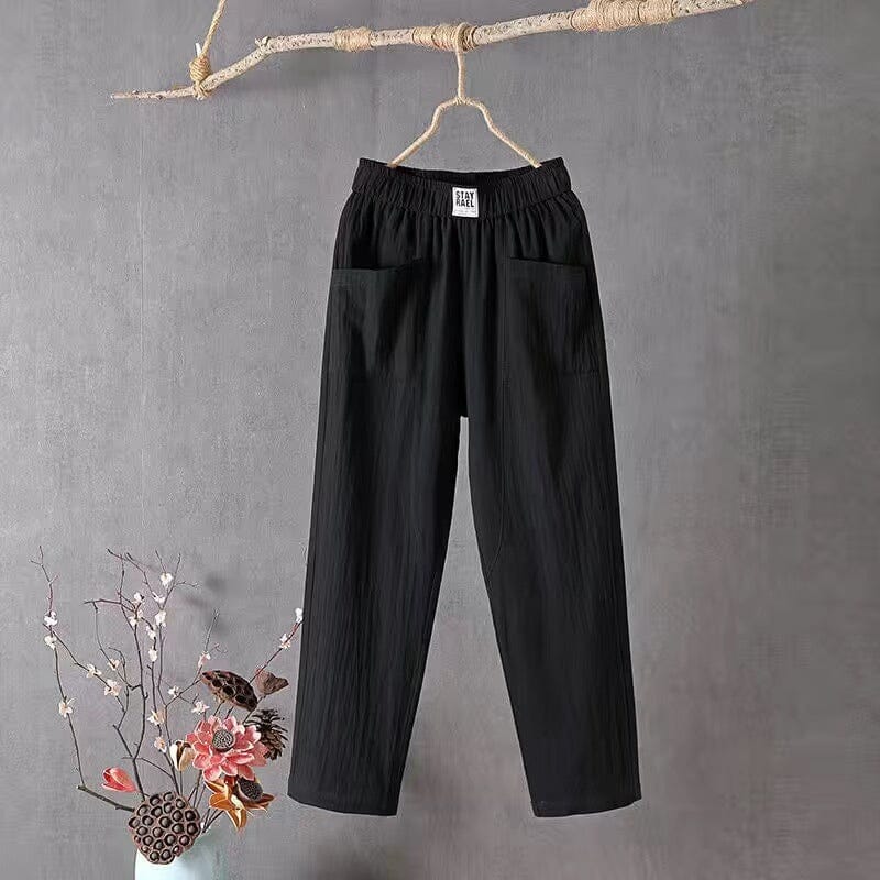 Olivia - Linen blend Trousers