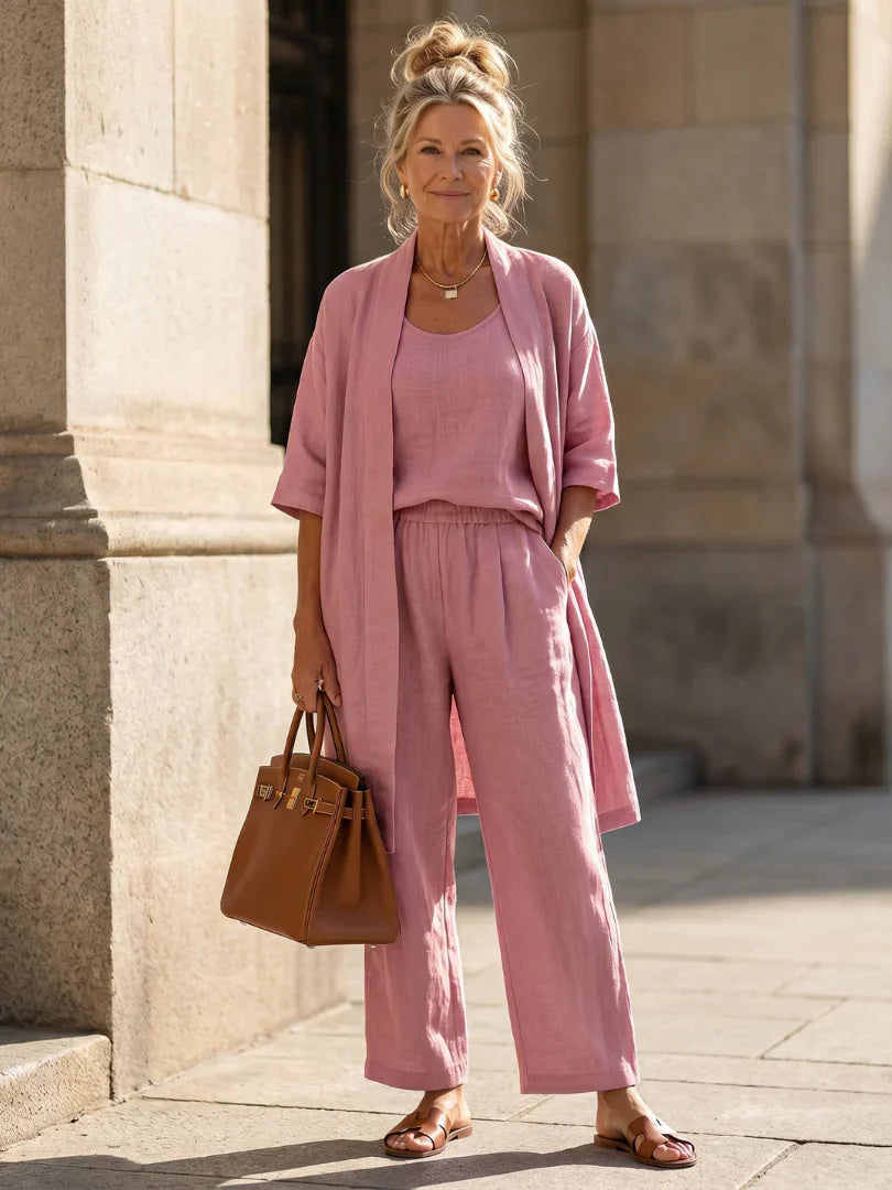Linnea - Lightweight Linen Set