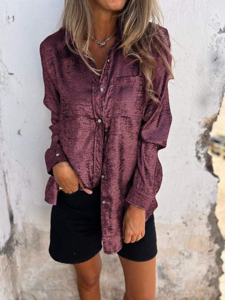 Loulou - Chic Shimmer Shirt