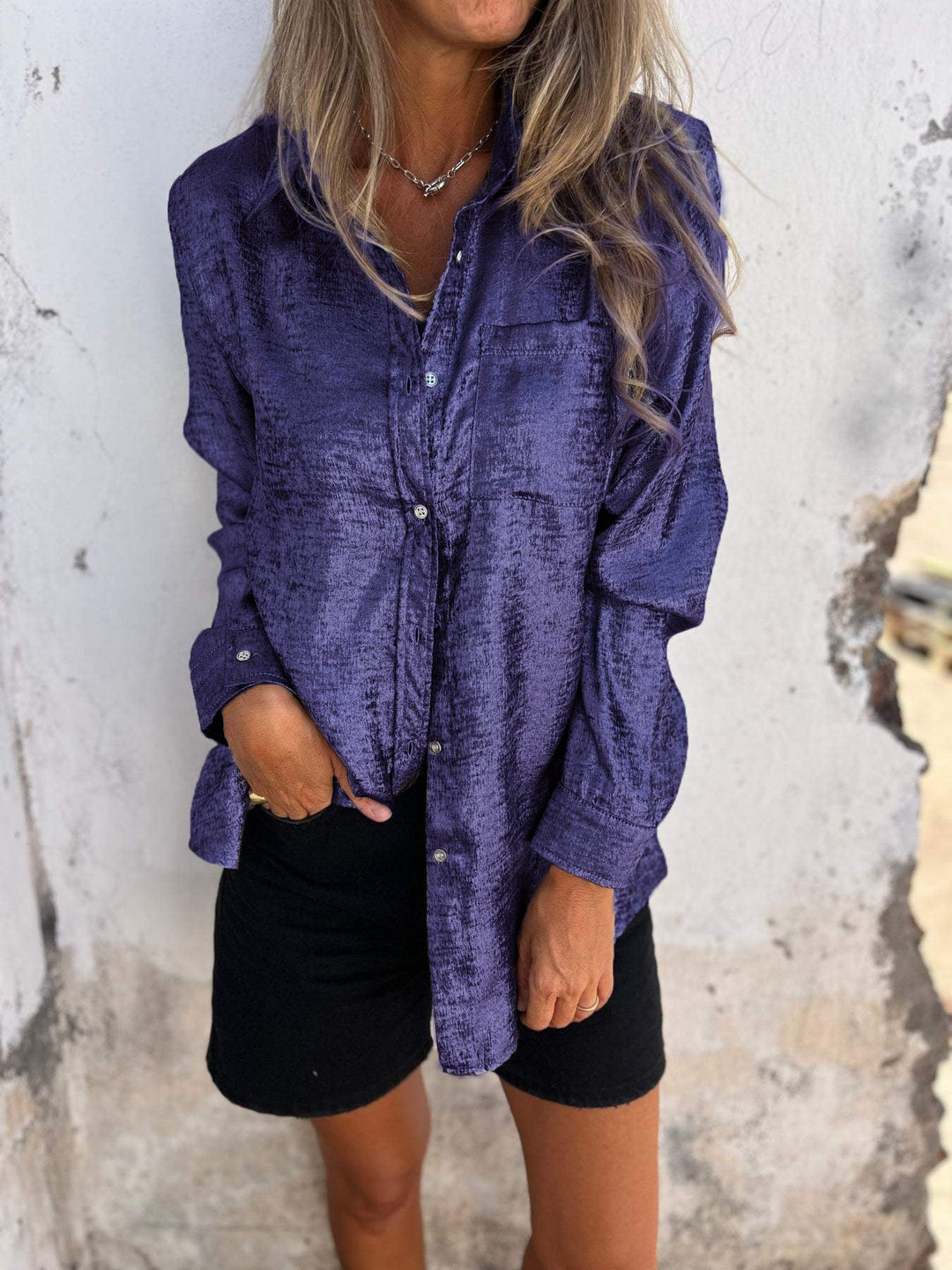 Loulou - Chic Shimmer Shirt