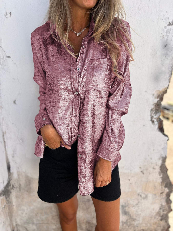 Loulou - Chic Shimmer Shirt
