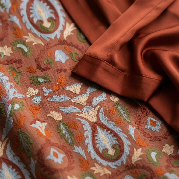 Daniela - Printed Maxi Dress with Matching Cardigan