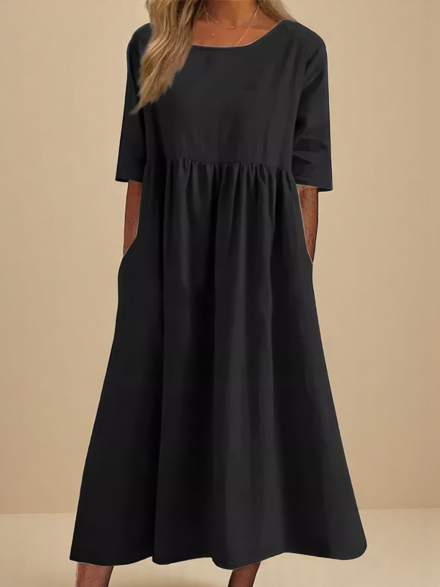 MIRANDA - Classic Mid Sleeve Dress