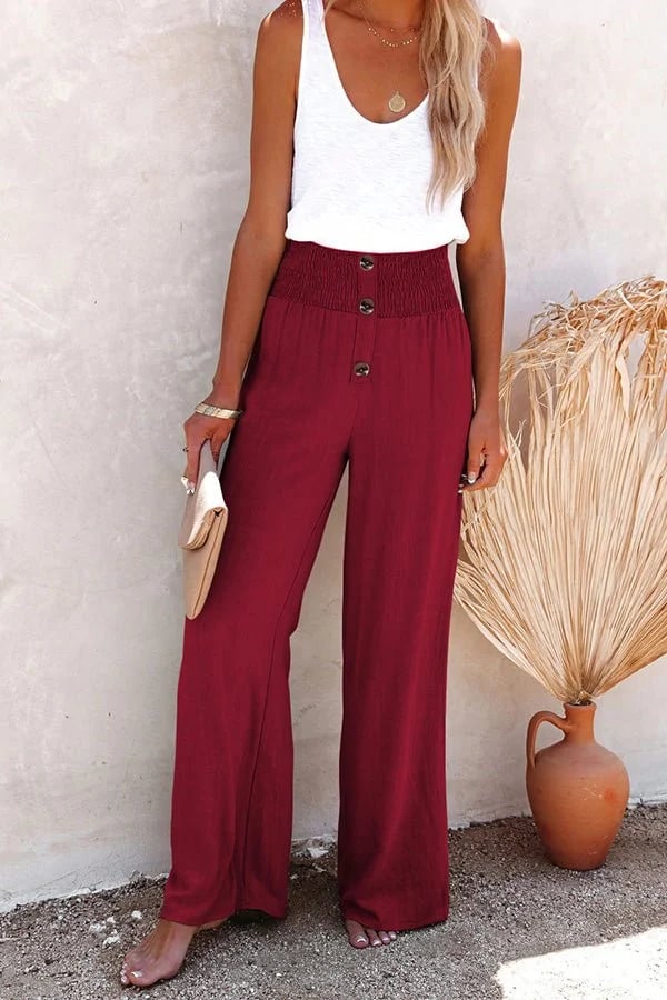 RIANA - Relaxed High-Waist Pants