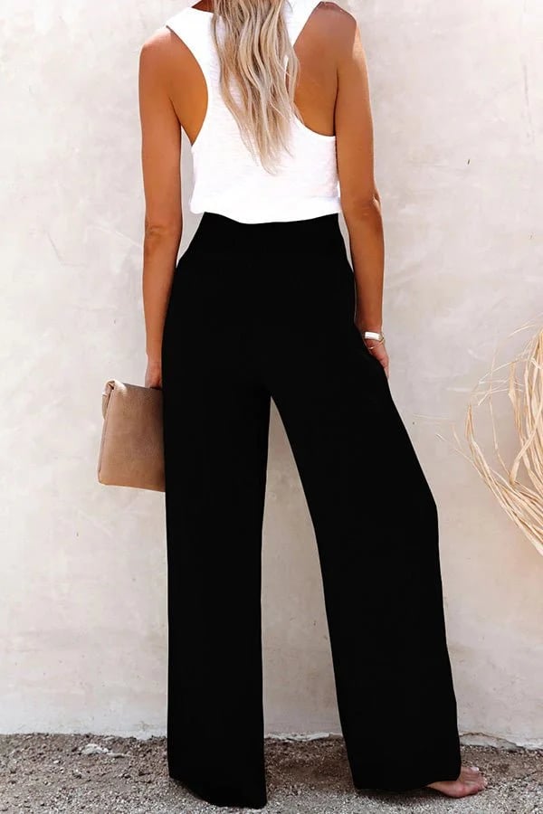 RIANA - Relaxed High-Waist Pants