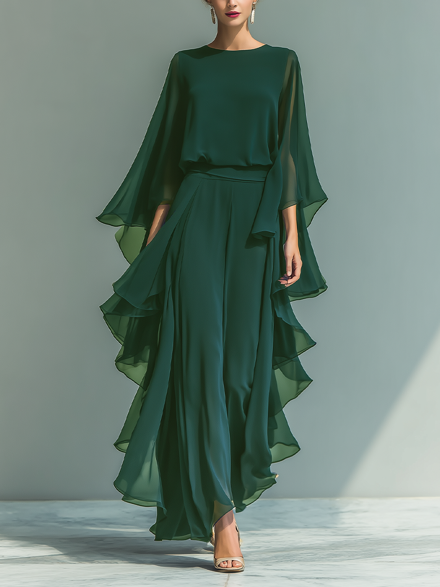 Cato - Elegant Chiffon Set