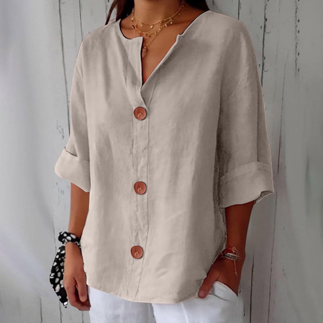Hazel - Loose-fitting Summer Blouse