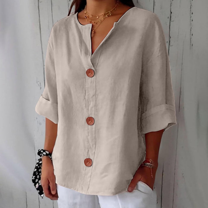 Hazel - Loose-fitting Summer Blouse
