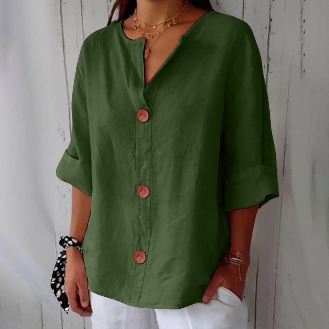 Hazel - Loose-fitting Summer Blouse