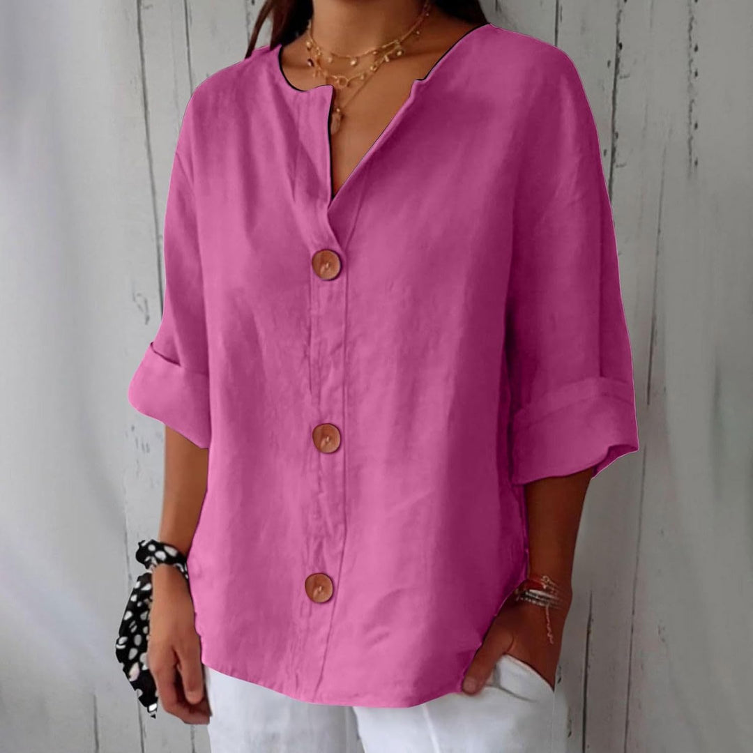 Hazel - Loose-fitting Summer Blouse