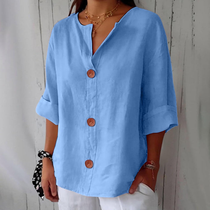 Hazel - Loose-fitting Summer Blouse