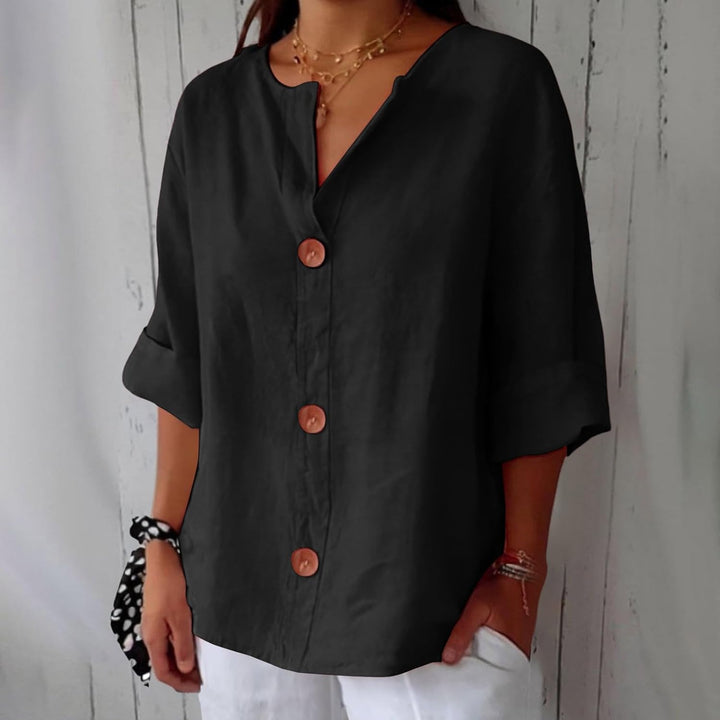 Hazel - Loose-fitting Summer Blouse