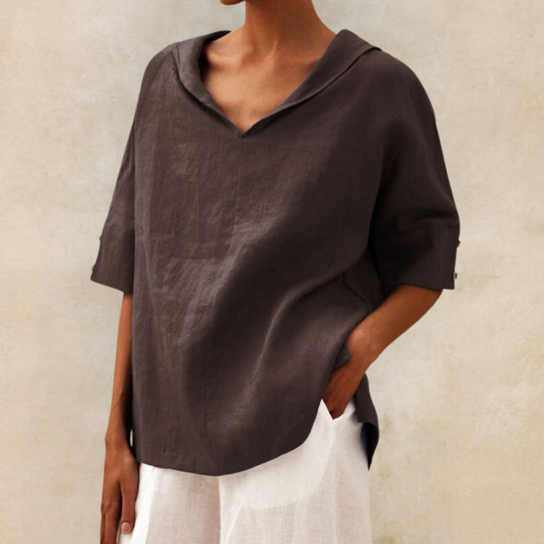 Mireina - Casual Loose-Fit Blouse