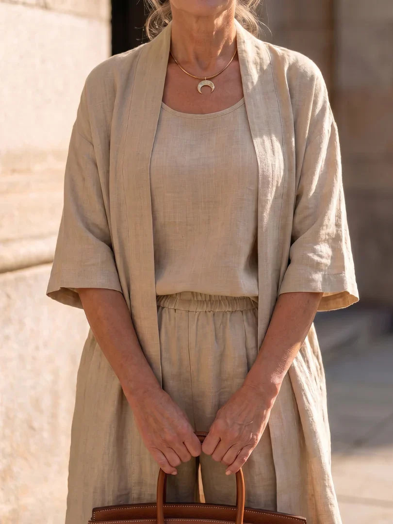 Linnea - Lightweight Linen Set