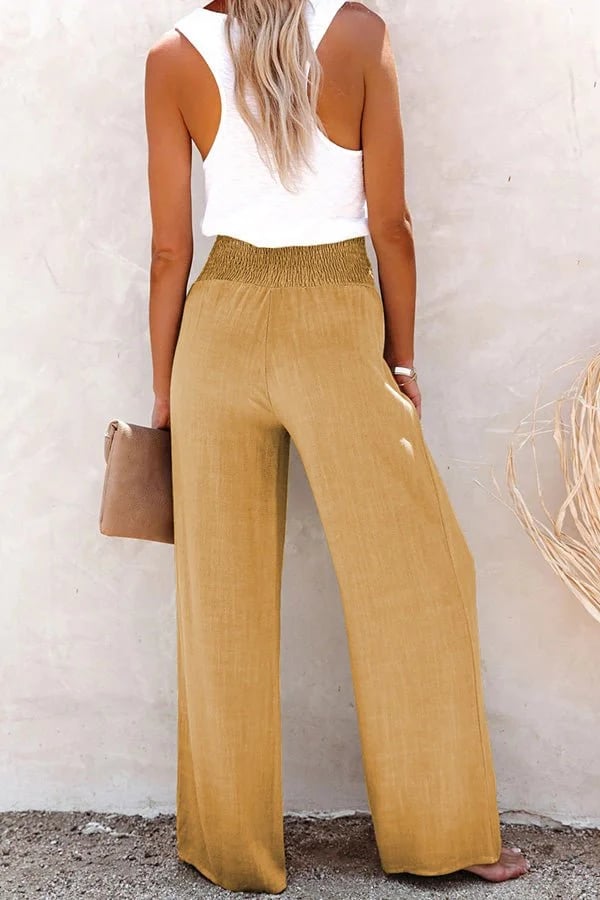 RIANA - Relaxed High-Waist Pants