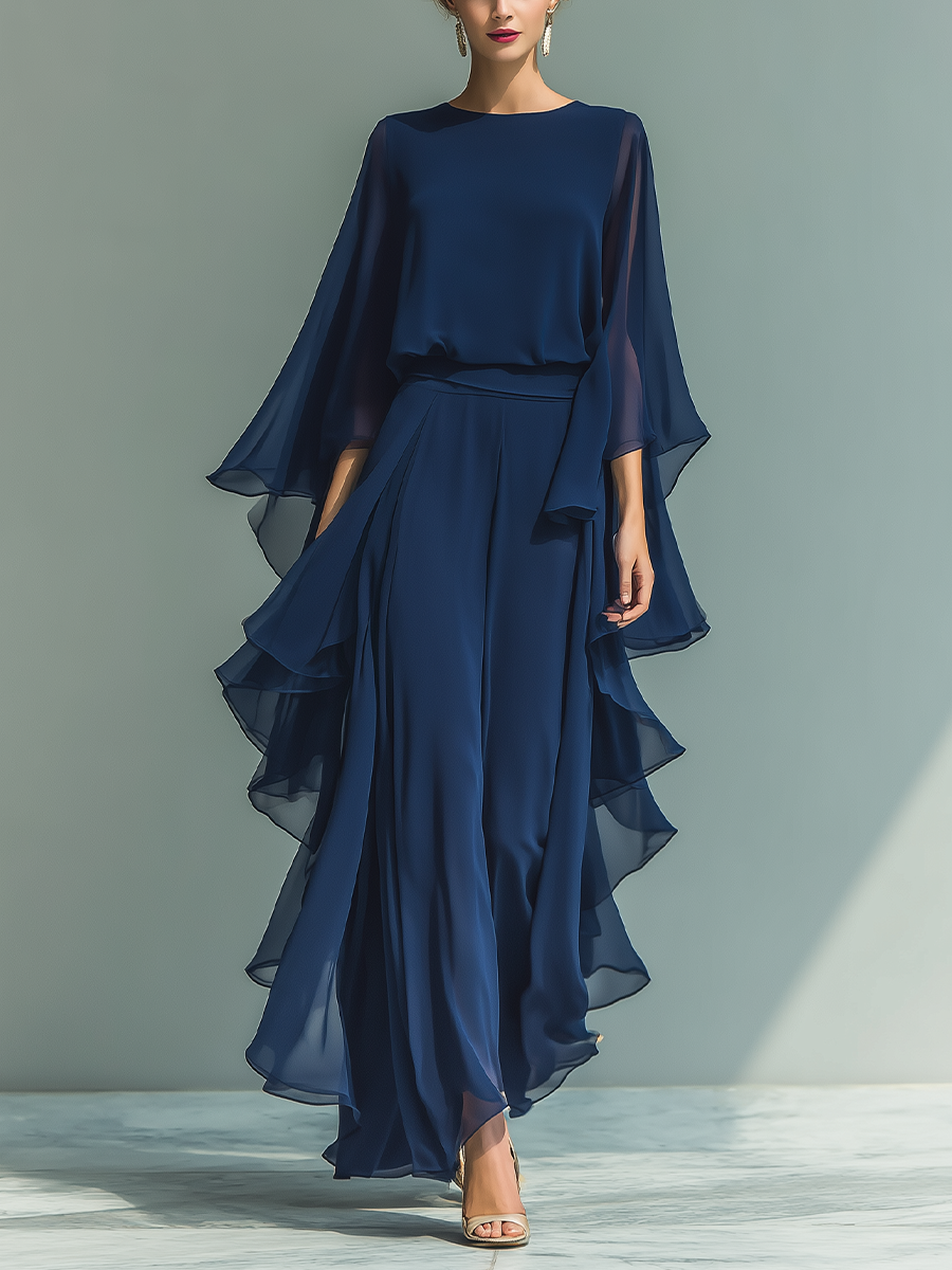 Cato - Elegant Chiffon Set