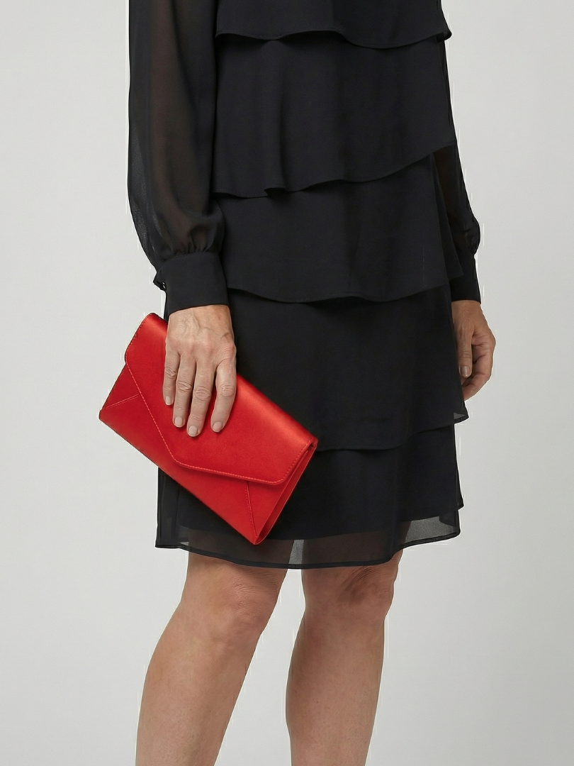 KIRAX - Clean Layered Knee Length Dress