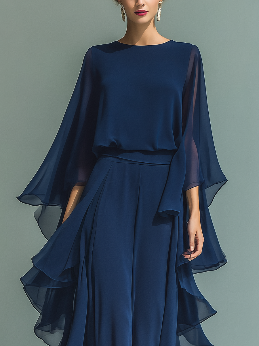 Cato - Elegant Chiffon Set
