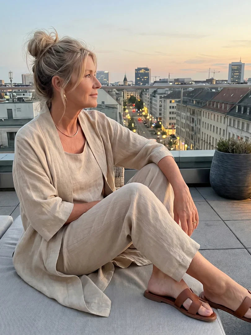 Linnea - Lightweight Linen Set