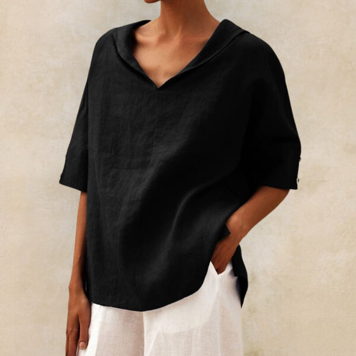Mireina - Casual Loose-Fit Blouse