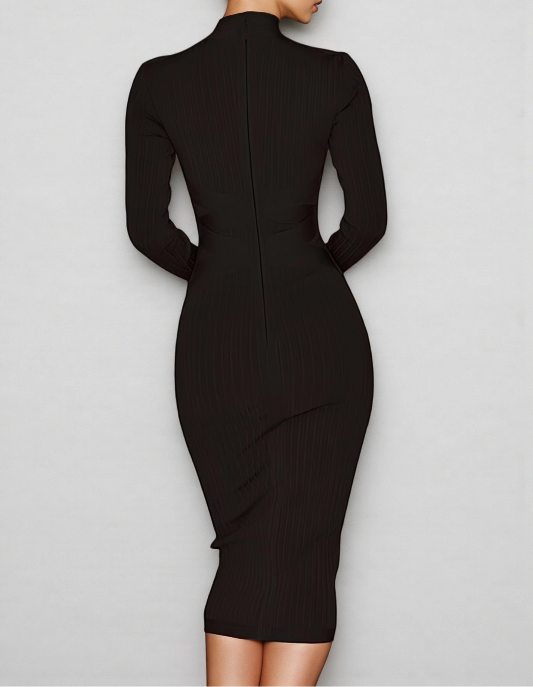 LAYRA - Solid Midi Dress