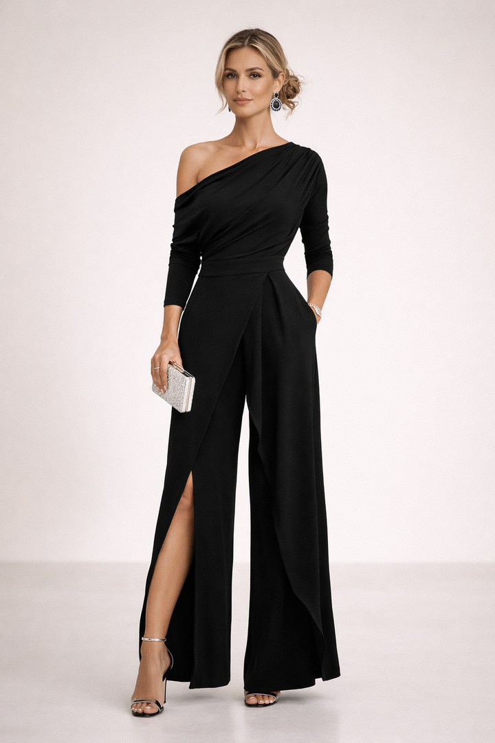 MANDY - Elegant One-Shoulder Jumpsuit