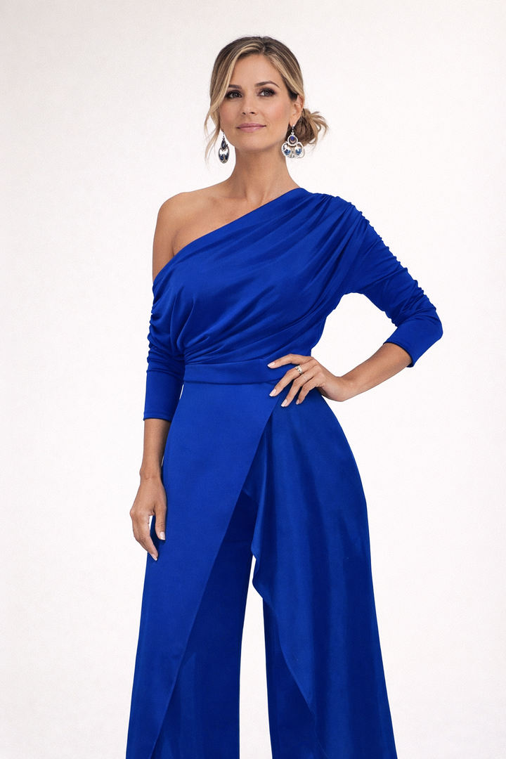 MANDY - Elegant One-Shoulder Jumpsuit