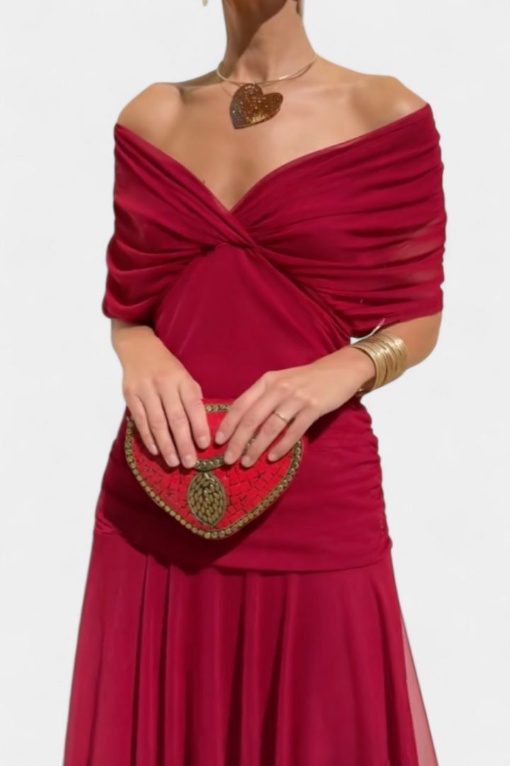HELENA - Off Shoulder Maxi Dress