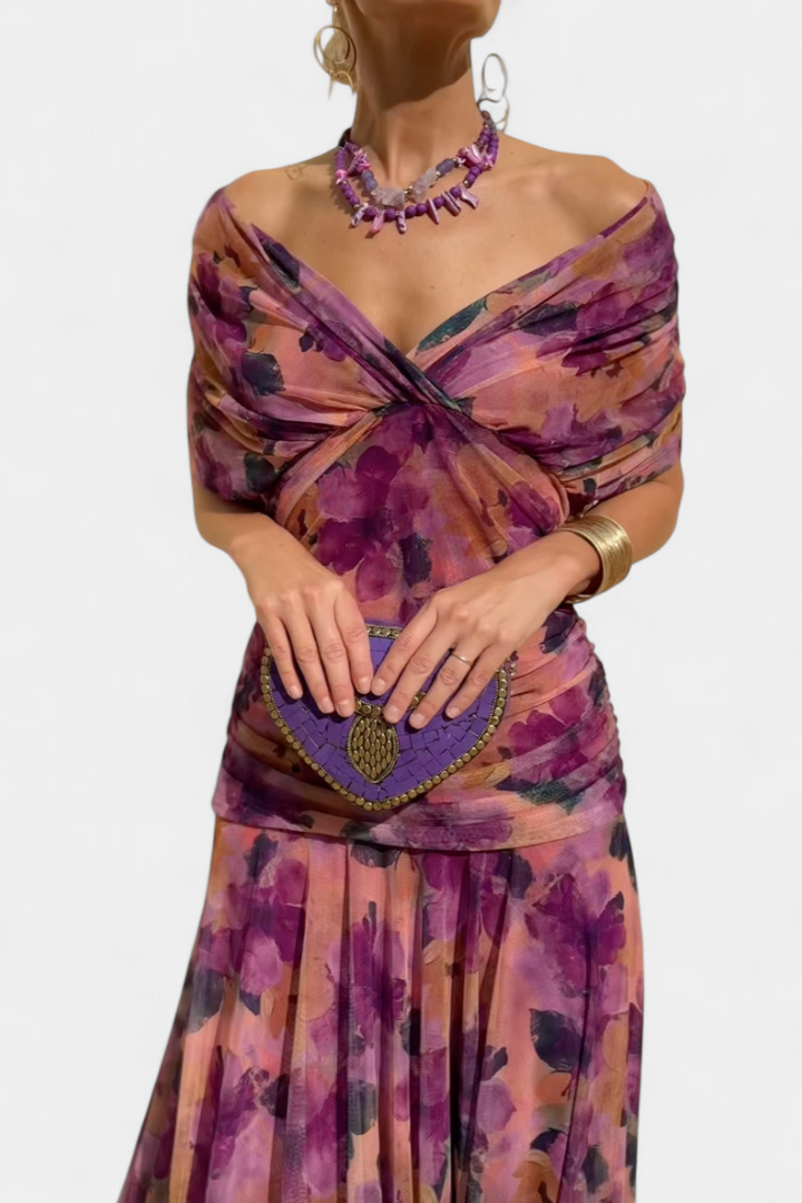 HELENA - Off Shoulder Maxi Dress