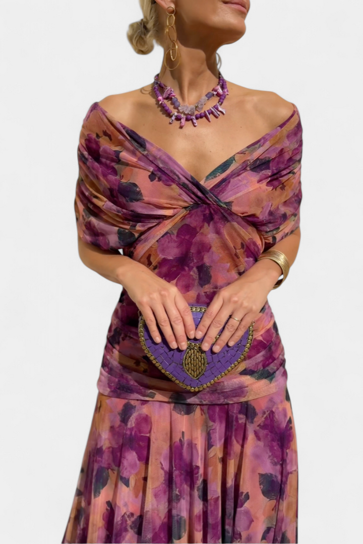 HELENA - Off Shoulder Maxi Dress