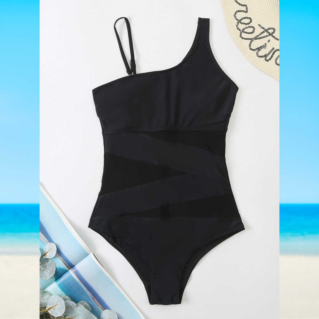 DENISE - Chic Asymmetrical Swimsuit