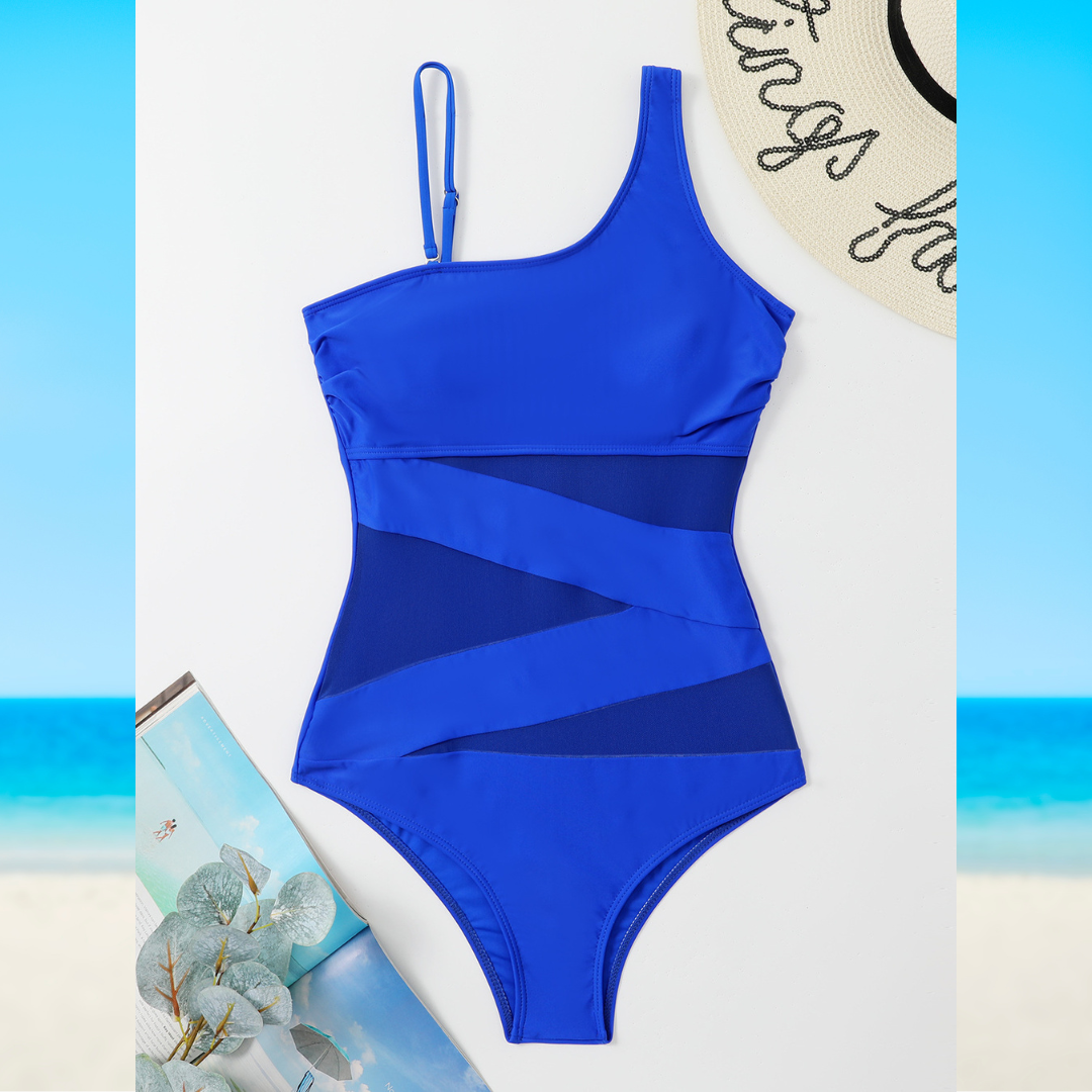 DENISE - Chic Asymmetrical Swimsuit