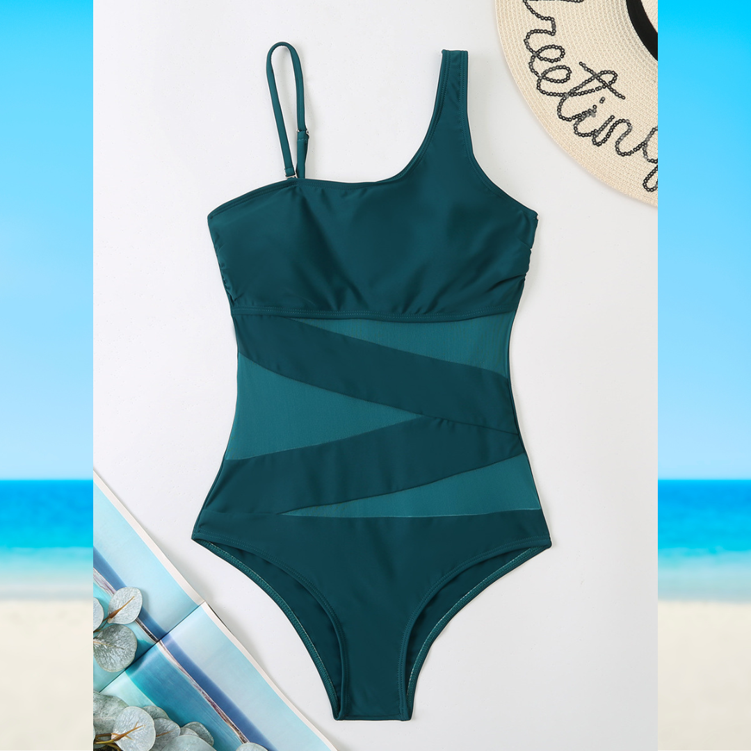 DENISE - Chic Asymmetrical Swimsuit