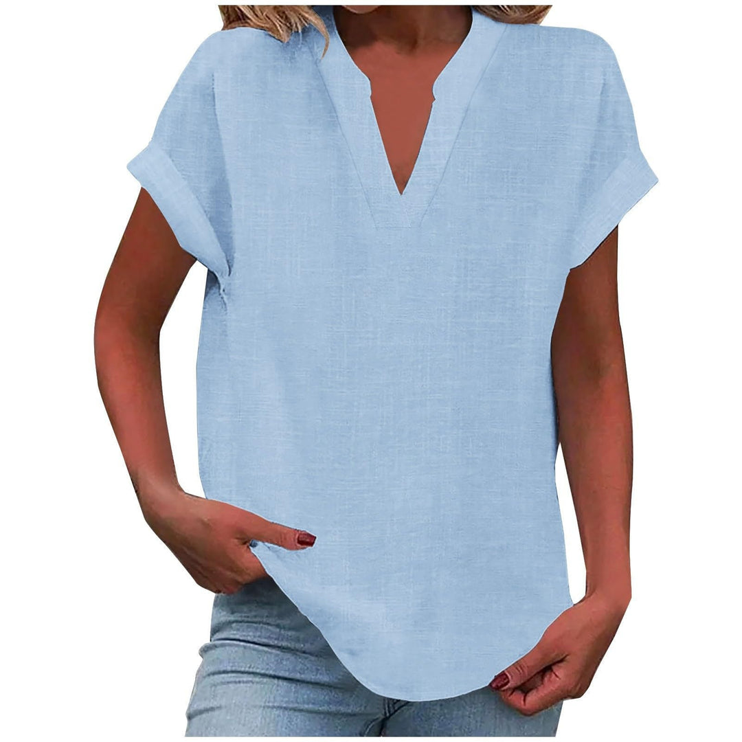 Lexa - Relaxed V-Neck Blouse