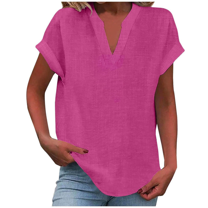 Lexa - Relaxed V-Neck Blouse