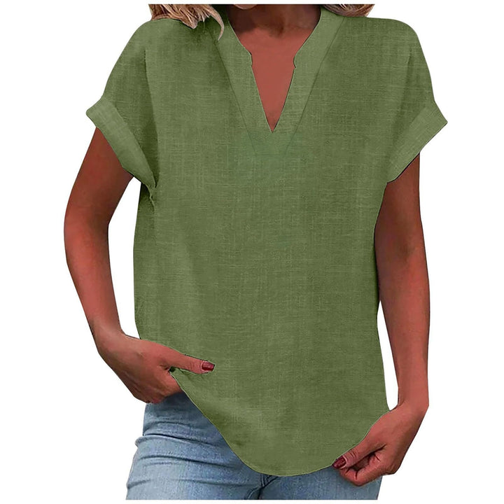 Lexa - Relaxed V-Neck Blouse