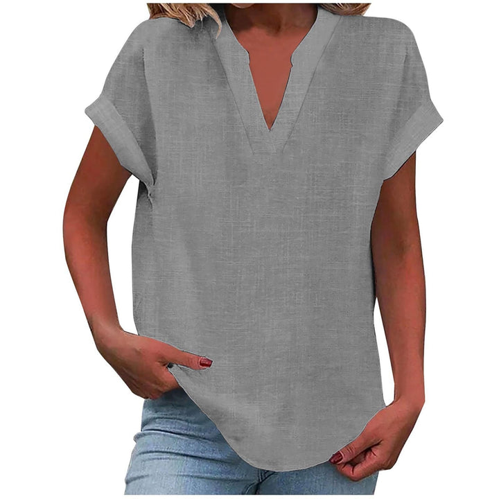 Lexa - Relaxed V-Neck Blouse