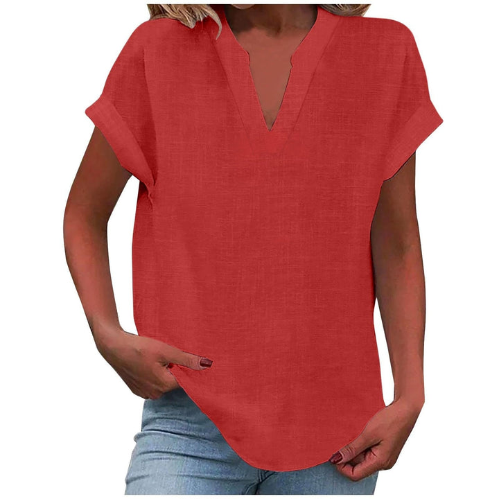 Lexa - Relaxed V-Neck Blouse