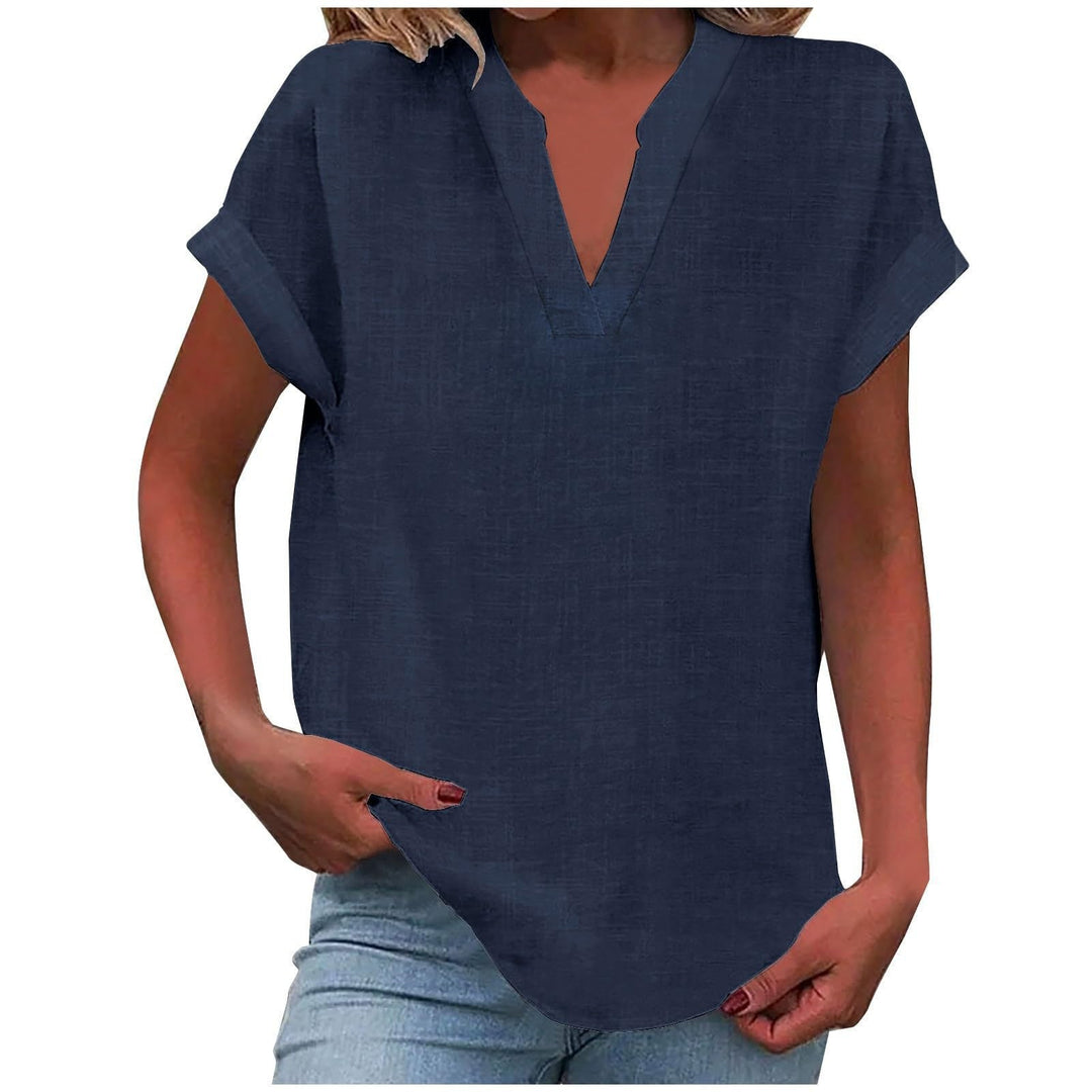 Lexa - Relaxed V-Neck Blouse