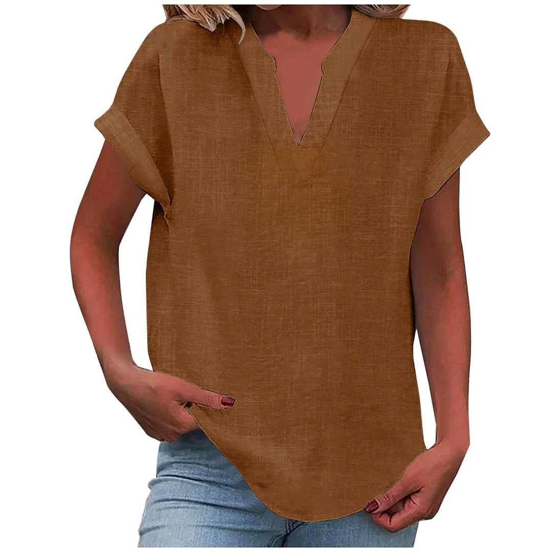 Lexa - Relaxed V-Neck Blouse
