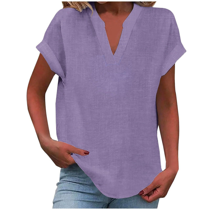 Lexa - Relaxed V-Neck Blouse