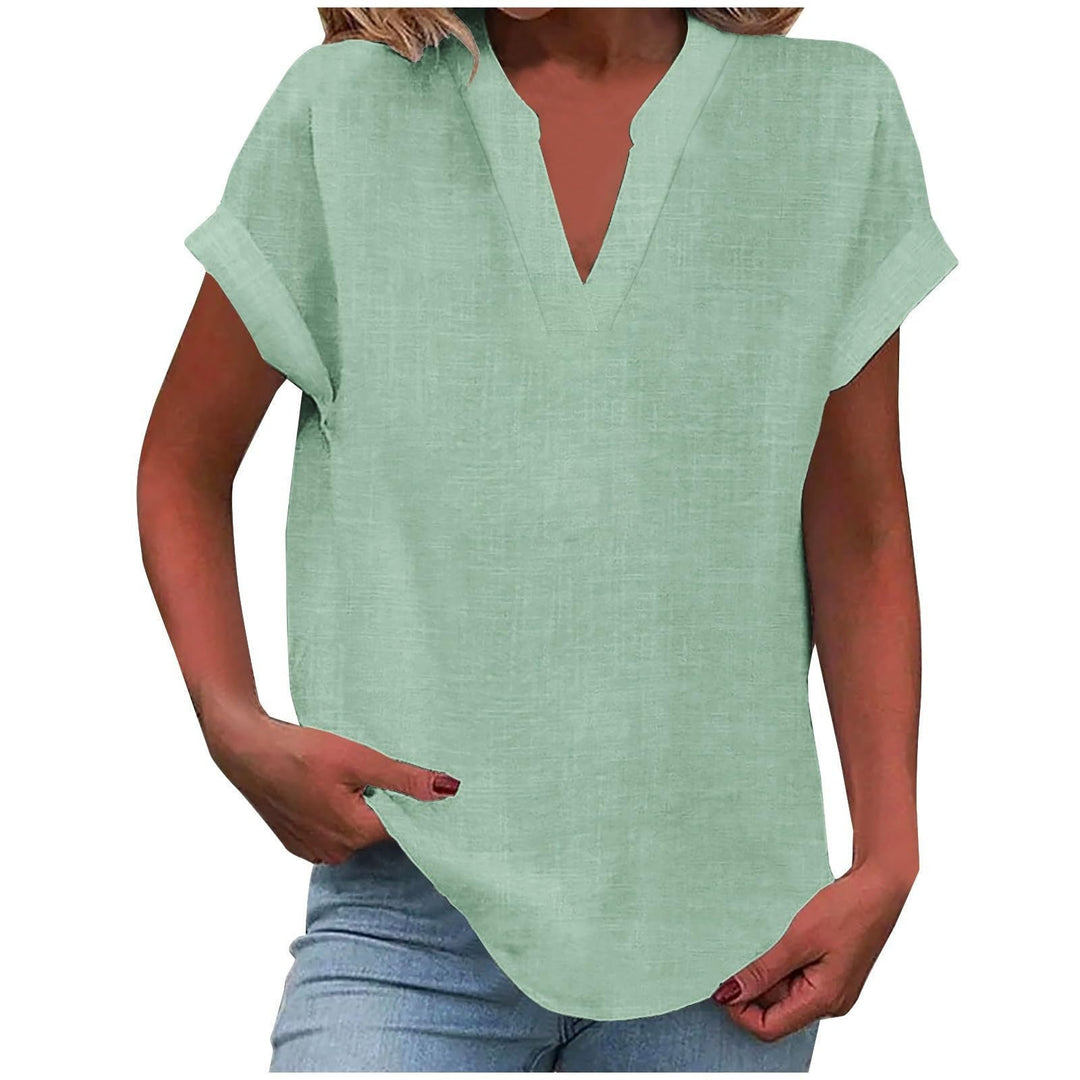 Lexa - Relaxed V-Neck Blouse