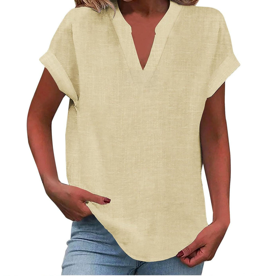 Lexa - Relaxed V-Neck Blouse