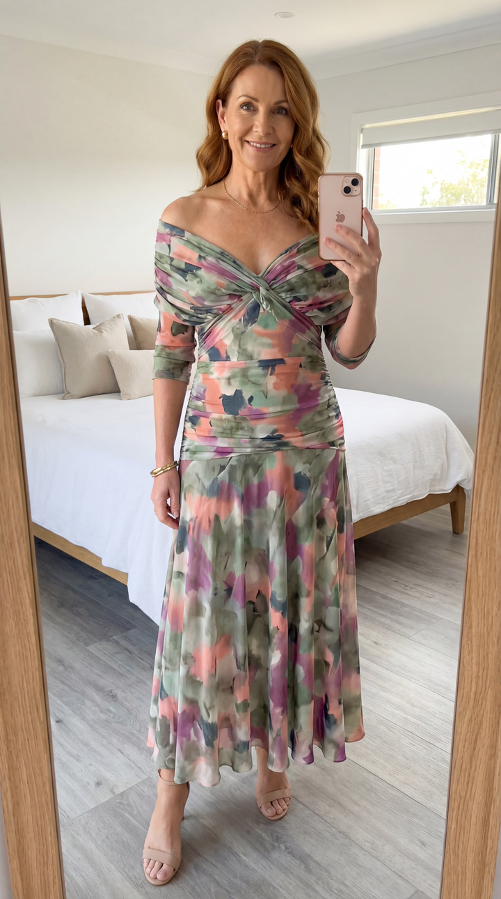 HELENA - Off Shoulder Maxi Dress
