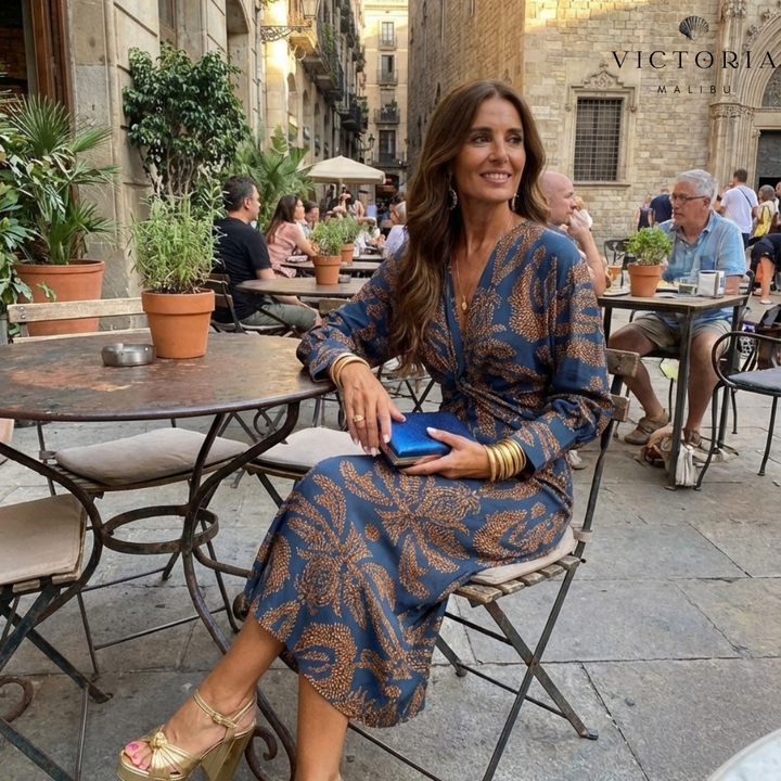 Isadora - Elegant Midi Dress with Timeless Charm